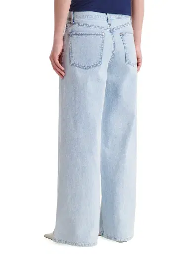 TWP Women's Tiny Dancer Wide-Leg Jeans - Light Wash - Size 32 | Thumbnail 5 TWP Women's Tiny Dancer Wide-Leg Jeans - Light Wash - Size 32 | Thumbnail 5