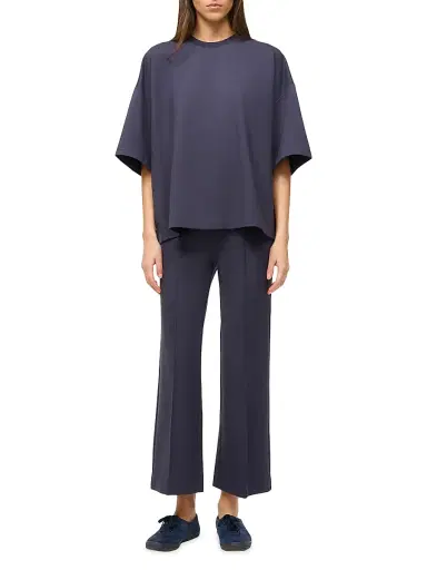 Staud Women's Capsule Oversized T-Shirt - Navy - Size Medium | Thumbnail 2 Staud Women's Capsule Oversized T-Shirt - Navy - Size Medium | Thumbnail 2