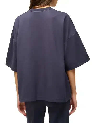 Staud Women's Capsule Oversized T-Shirt - Navy - Size Medium | Thumbnail 4 Staud Women's Capsule Oversized T-Shirt - Navy - Size Medium | Thumbnail 4