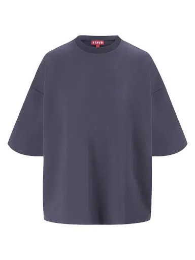 Staud Women's Capsule Oversized T-Shirt - Navy - Size Medium | Thumbnail 1 Staud Women's Capsule Oversized T-Shirt - Navy - Size Medium | Thumbnail 1