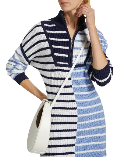 Staud Women's Hampton Stripe Minidress - Adriatic Stripe | Thumbnail 6 Staud Women's Hampton Stripe Minidress - Adriatic Stripe | Thumbnail 6