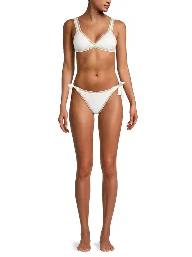 PQ Women's Crochet-Trim Ribbed Bikini Bottom | Thumbnail 2 PQ Women's Crochet-Trim Ribbed Bikini Bottom | Thumbnail 2
