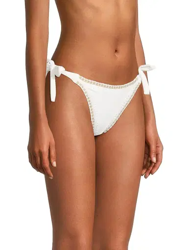 PQ Women's Crochet-Trim Ribbed Bikini Bottom | Thumbnail 4 PQ Women's Crochet-Trim Ribbed Bikini Bottom | Thumbnail 4