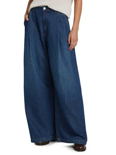 TWP Women's Greene St Cotton-Linen Wide-Leg Pants | Thumbnail 3 TWP Women's Greene St Cotton-Linen Wide-Leg Pants | Thumbnail 3