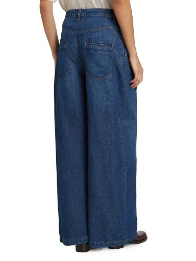 TWP Women's Greene St Cotton-Linen Wide-Leg Pants | Thumbnail 5 TWP Women's Greene St Cotton-Linen Wide-Leg Pants | Thumbnail 5