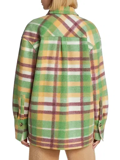 SIMONMILLER Women's Orgi Boxy Plaid Shirt - Astronomer Plaid | Thumbnail 5 SIMONMILLER Women's Orgi Boxy Plaid Shirt - Astronomer Plaid | Thumbnail 5