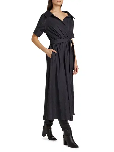 Altuzarra Women's Lydia Poplin Shirtdress - Berry Blue - Size 12 | Thumbnail 3 Altuzarra Women's Lydia Poplin Shirtdress - Berry Blue - Size 12 | Thumbnail 3