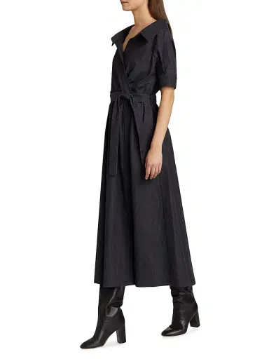 Altuzarra Women's Lydia Poplin Shirtdress - Berry Blue - Size 12 | Thumbnail 4 Altuzarra Women's Lydia Poplin Shirtdress - Berry Blue - Size 12 | Thumbnail 4
