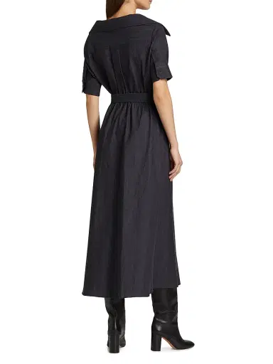 Altuzarra Women's Lydia Poplin Shirtdress - Berry Blue - Size 12 | Thumbnail 5 Altuzarra Women's Lydia Poplin Shirtdress - Berry Blue - Size 12 | Thumbnail 5