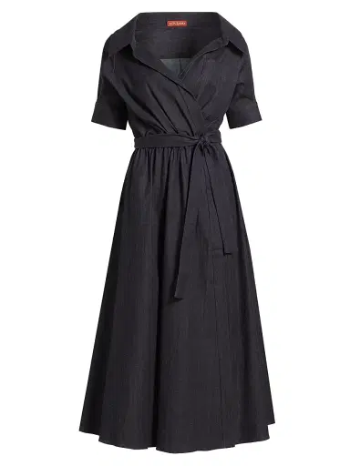 Altuzarra Women's Lydia Poplin Shirtdress - Berry Blue - Size 12 | Thumbnail 1 Altuzarra Women's Lydia Poplin Shirtdress - Berry Blue - Size 12 | Thumbnail 1