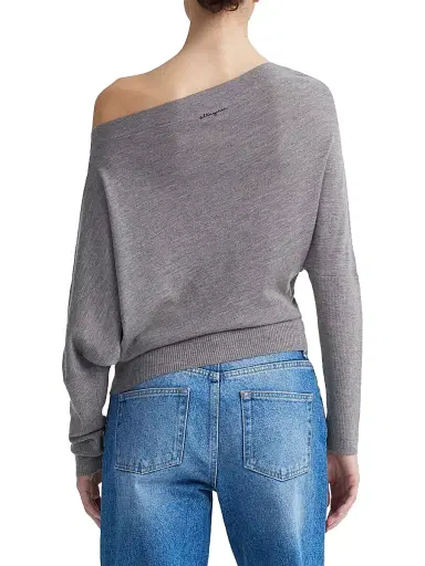 Altuzarra Women's Grainge Cashmere Drop-Shoulder Sweater - Marble Melange | Thumbnail 5 Altuzarra Women's Grainge Cashmere Drop-Shoulder Sweater - Marble Melange | Thumbnail 5