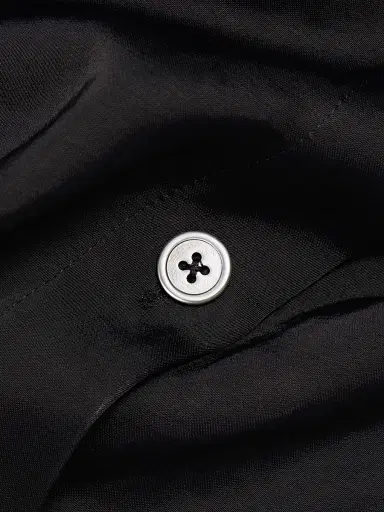 TWP Women's Soon To Be Ex Linen-Blend Crop Shirt - Black - Size Medium | Thumbnail 7 TWP Women's Soon To Be Ex Linen-Blend Crop Shirt - Black - Size Medium | Thumbnail 7