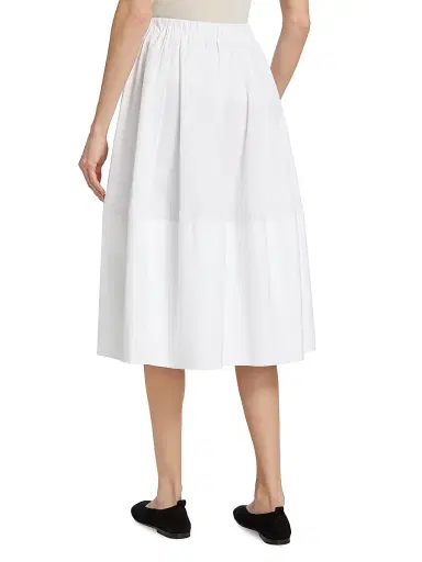 Co Women's Bubble Cotton Poplin Skirt - Black | Thumbnail 12 Co Women's Bubble Cotton Poplin Skirt - Black | Thumbnail 12