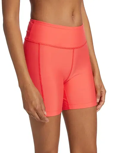 Outdoor Voices Women's Splashknit Active Shorts - Hot Coral | Thumbnail 4 Outdoor Voices Women's Splashknit Active Shorts - Hot Coral | Thumbnail 4