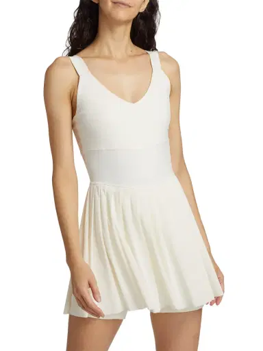 Terez Women's Sugar Swizzle Action Tennis Dress - White | Thumbnail 2 Terez Women's Sugar Swizzle Action Tennis Dress - White | Thumbnail 2