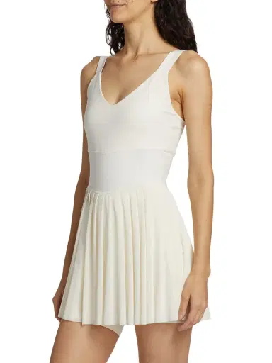 Terez Women's Sugar Swizzle Action Tennis Dress - White | Thumbnail 3 Terez Women's Sugar Swizzle Action Tennis Dress - White | Thumbnail 3