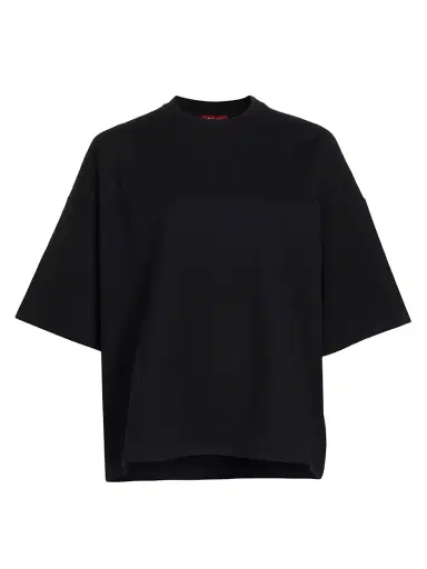 Staud Women's Capsule Oversized Tee - Black - Size Medium | Thumbnail 1 Staud Women's Capsule Oversized Tee - Black - Size Medium | Thumbnail 1