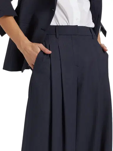 TWP Women's New Didi Wool Wide-Leg Pants - Indigo - Size 12 | Thumbnail 6 TWP Women's New Didi Wool Wide-Leg Pants - Indigo - Size 12 | Thumbnail 6