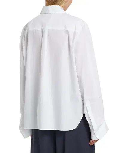 TWP Women's New Morning After Poplin Shirt - White | Thumbnail 5 TWP Women's New Morning After Poplin Shirt - White | Thumbnail 5