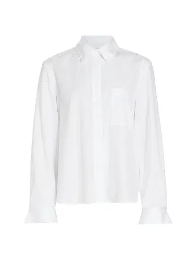 TWP Women's New Morning After Poplin Shirt - White | Thumbnail 1 TWP Women's New Morning After Poplin Shirt - White | Thumbnail 1