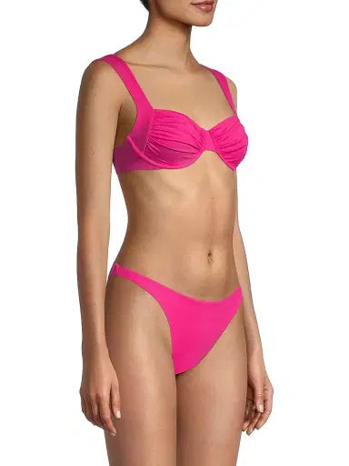 LSpace Women's Stella Ruched Bikini Top - Bougainvillea | Thumbnail 4 LSpace Women's Stella Ruched Bikini Top - Bougainvillea | Thumbnail 4