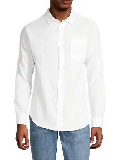 Rails Men's Wyatt Cotton Button-Up - White | Thumbnail 3 Rails Men's Wyatt Cotton Button-Up - White | Thumbnail 3