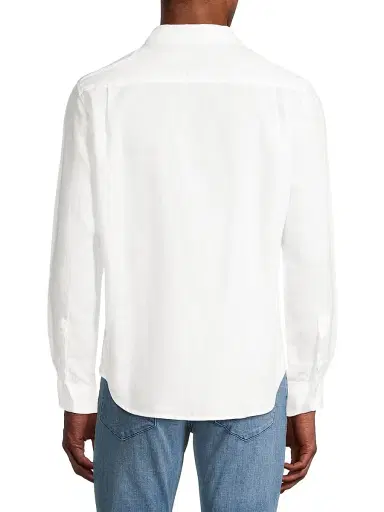Rails Men's Wyatt Cotton Button-Up - White | Thumbnail 5 Rails Men's Wyatt Cotton Button-Up - White | Thumbnail 5