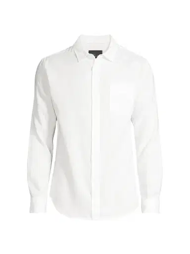 Rails Men's Wyatt Cotton Button-Up - White | Thumbnail 1 Rails Men's Wyatt Cotton Button-Up - White | Thumbnail 1