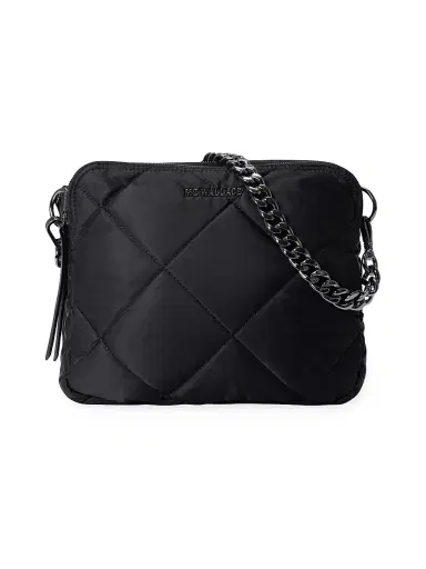 MZ Wallace Women's Bowery Quilted Crossbody Bag - Black | Thumbnail 1 MZ Wallace Women's Bowery Quilted Crossbody Bag - Black | Thumbnail 1