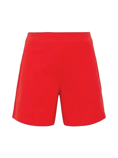 Spanx Women's Polished Stretch-Cotton Shorts | Thumbnail 1 Spanx Women's Polished Stretch-Cotton Shorts | Thumbnail 1