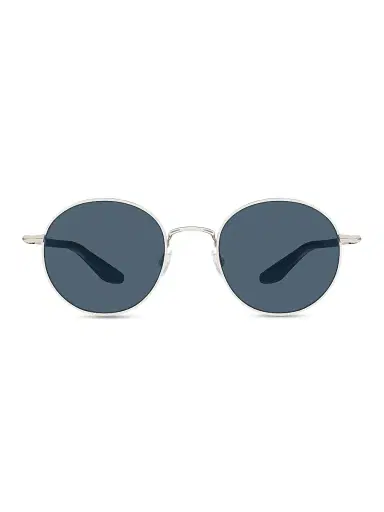 BARTON PERREIRA Men's Caster 50MM Round Sunglasses - Vintage Blue Silver | Thumbnail 2 BARTON PERREIRA Men's Caster 50MM Round Sunglasses - Vintage Blue Silver | Thumbnail 2
