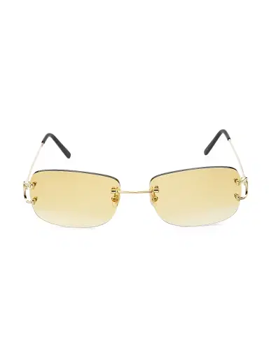 Cartier Men's Signature C 58MM Rectangle Sunglasses | Thumbnail 2 Cartier Men's Signature C 58MM Rectangle Sunglasses | Thumbnail 2