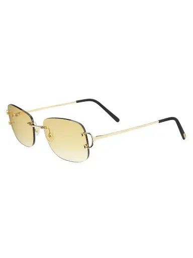 Cartier Men's Signature C 58MM Rectangle Sunglasses | Thumbnail 1 Cartier Men's Signature C 58MM Rectangle Sunglasses | Thumbnail 1