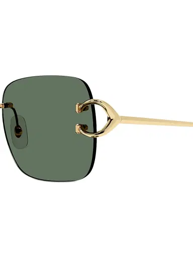 Cartier Men's C Décor 59 Square Rimless Sunglasses | Thumbnail 3 Cartier Men's C Décor 59 Square Rimless Sunglasses | Thumbnail 3