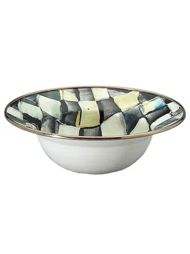 MacKenzie-Childs Courtly Check Breakfast Bowl | Thumbnail 1 MacKenzie-Childs Courtly Check Breakfast Bowl | Thumbnail 1