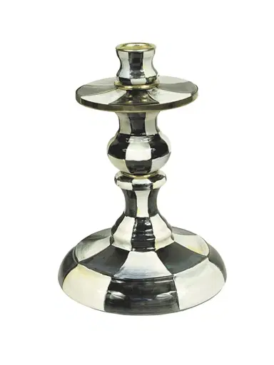 MacKenzie-Childs Courtly Check Candlestick | Thumbnail 1 MacKenzie-Childs Courtly Check Candlestick | Thumbnail 1