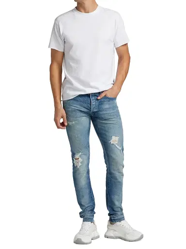 John Elliott Men's Anti-Expo Cotton Tee - White | Thumbnail 2 John Elliott Men's Anti-Expo Cotton Tee - White | Thumbnail 2