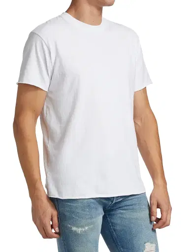 John Elliott Men's Anti-Expo Cotton Tee - White | Thumbnail 4 John Elliott Men's Anti-Expo Cotton Tee - White | Thumbnail 4