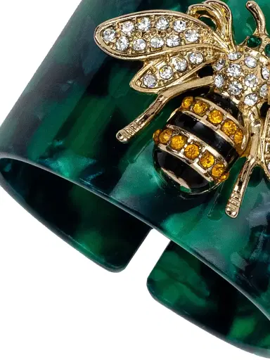 Joanna Buchanan Stripey Bee Resin Napkin Ring Set | Thumbnail 2 Joanna Buchanan Stripey Bee Resin Napkin Ring Set | Thumbnail 2