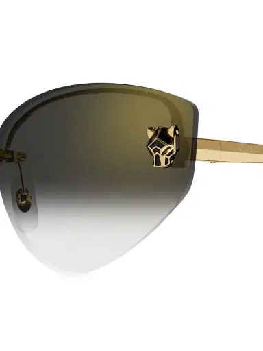 Cartier Women's Panthère Light 65MM Sunglasses - Gold | Thumbnail 2 Cartier Women's Panthère Light 65MM Sunglasses - Gold | Thumbnail 2