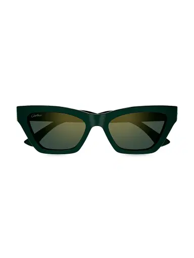 Cartier Women's Double C 53MM Cat-Eye Sunglasses | Thumbnail 2 Cartier Women's Double C 53MM Cat-Eye Sunglasses | Thumbnail 2