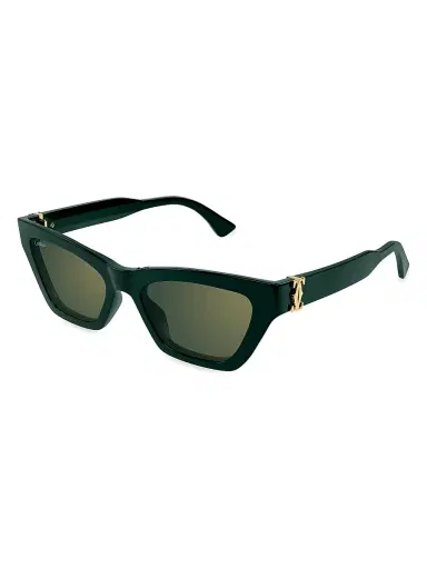 Cartier Women's Double C 53MM Cat-Eye Sunglasses | Thumbnail 1 Cartier Women's Double C 53MM Cat-Eye Sunglasses | Thumbnail 1