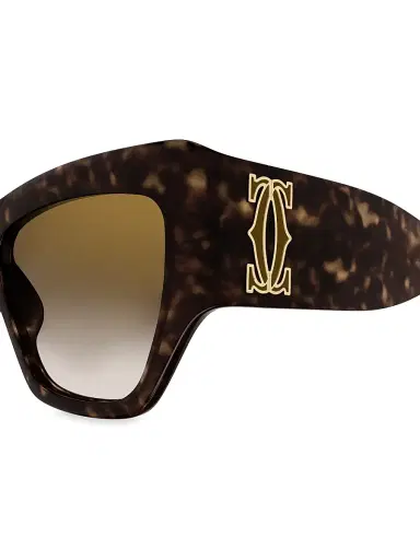 Cartier Women's Double C 55MM Cat-Eye Sunglasses | Thumbnail 3 Cartier Women's Double C 55MM Cat-Eye Sunglasses | Thumbnail 3