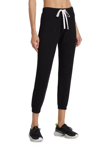 Splits59 Women's Sonja Fleece Drawstring Joggers - Black | Thumbnail 4 Splits59 Women's Sonja Fleece Drawstring Joggers - Black | Thumbnail 4