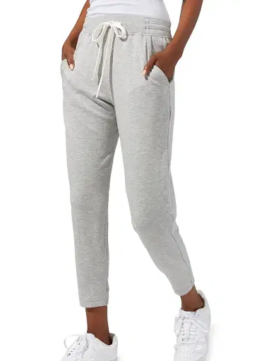 Splits59 Women's Reena Cropped Sweatpants - Heather Grey - Size XL | Thumbnail 1 Splits59 Women's Reena Cropped Sweatpants - Heather Grey - Size XL | Thumbnail 1