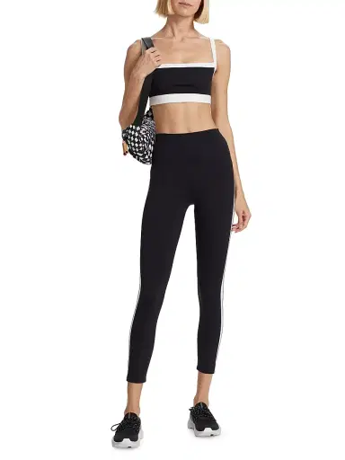 Splits59 Women's Monah Rigor Sports Bra - Black White | Thumbnail 2 Splits59 Women's Monah Rigor Sports Bra - Black White | Thumbnail 2