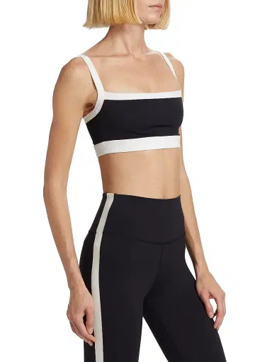 Splits59 Women's Monah Rigor Sports Bra - Black White | Thumbnail 4 Splits59 Women's Monah Rigor Sports Bra - Black White | Thumbnail 4