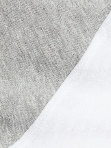 Splits59 Women's Warm-Up Fleece Crop Sweatshirt - Heather Grey White | Thumbnail 6 Splits59 Women's Warm-Up Fleece Crop Sweatshirt - Heather Grey White | Thumbnail 6