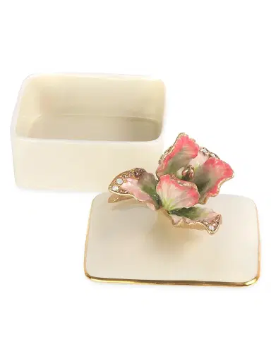 Jay Strongwater Lainey Tulip Porcelain Box | Thumbnail 3 Jay Strongwater Lainey Tulip Porcelain Box | Thumbnail 3