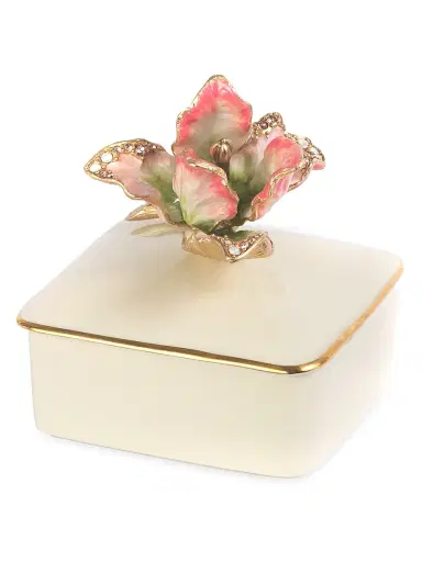 Jay Strongwater Lainey Tulip Porcelain Box | Thumbnail 1 Jay Strongwater Lainey Tulip Porcelain Box | Thumbnail 1